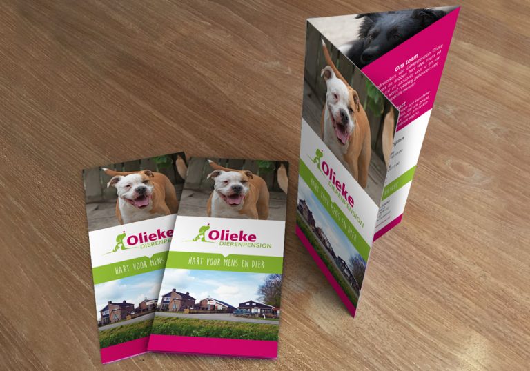 Dierenpension Olieke folders